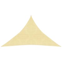 vidaXL Sonnensegel 160 g/m&sup2; Beige 4x4x5,8 m HDPE