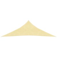 vidaXL Sonnensegel 160 g/m&sup2; Beige 4x4x5,8 m HDPE