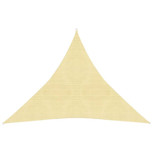 vidaXL Sonnensegel 160 g/m&sup2; Beige 4,5x4,5x4,5 m HDPE