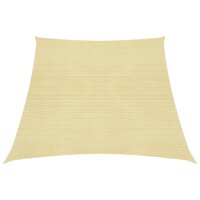 vidaXL Sonnensegel 160 g/m&sup2; Beige 3/4x3 m HDPE