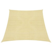 vidaXL Sonnensegel 160 g/m&sup2; Beige 4/5x3 m HDPE