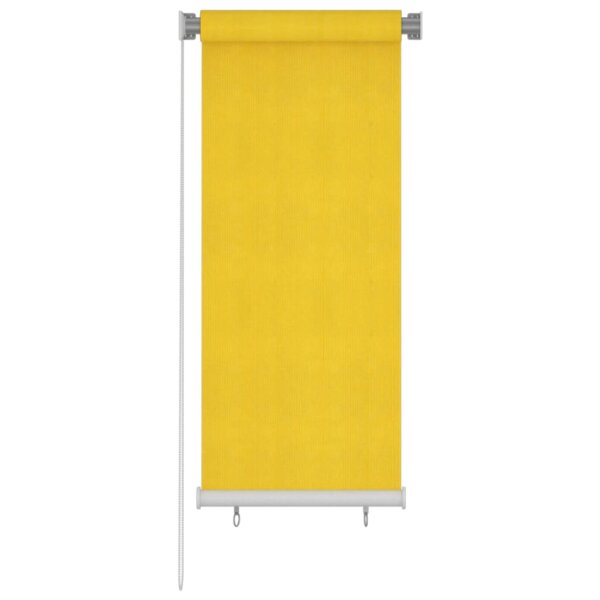 vidaXL Au&szlig;enrollo 60x140 cm Gelb HDPE