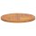 vidaXL Tischplatte Massivholz Teak Rund 2,5 cm 50 cm
