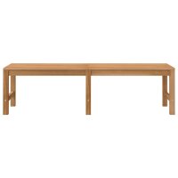 vidaXL Gartenbank 150 cm Massivholz Teak