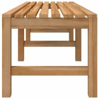 vidaXL Gartenbank 150 cm Massivholz Teak