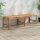 vidaXL Gartenbank 150 cm Massivholz Teak