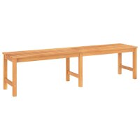 vidaXL Gartenbank 180 cm Massivholz Teak