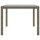 vidaXL Gartentisch Grau 190x90x75 cm Hartglas und Poly Rattan