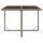 vidaXL Gartentisch Beige 109x107x74 cm Poly Rattan und Glas