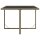 vidaXL Gartentisch Beige 109x107x74 cm Poly Rattan und Glas