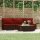 vidaXL 4-tlg. Garten-Lounge-Set mit Kissen Braun Poly Rattan