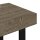 vidaXL Couchtisch Grau und Schwarz 90x45x40 cm MDF und Eisen