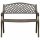 vidaXL Gartenbank 102 cm Aluminiumguss Bronzen
