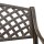 vidaXL Gartenbank 102 cm Aluminiumguss Bronzen