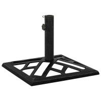 vidaXL Sonnenschirmständer Schwarz 44x44x31 cm...