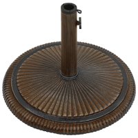 vidaXL Sonnenschirmständer Bronzen 45x45x30 cm Gusseisen