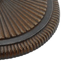 vidaXL Sonnenschirmständer Bronzen 45x45x30 cm Gusseisen