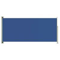vidaXL Seitenmarkise Ausziehbar 140x300 cm Blau