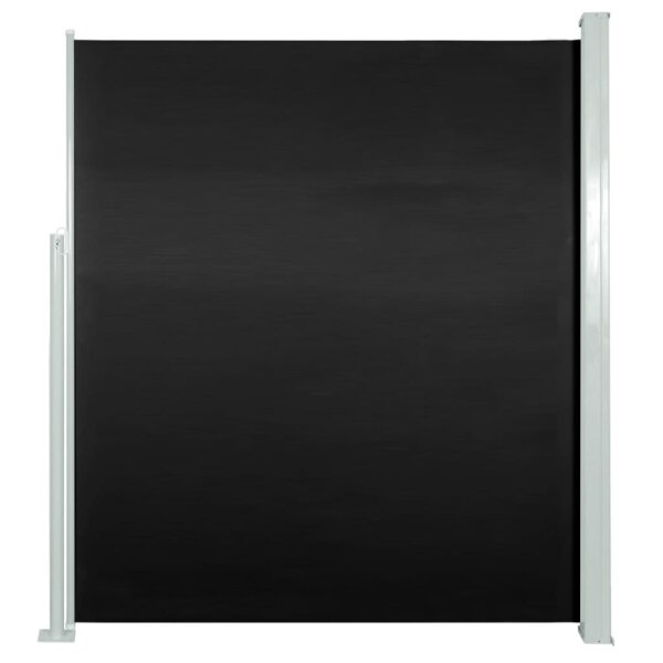 vidaXL Seitenmarkise Ausziehbar 160x300 cm Schwarz