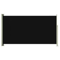 vidaXL Seitenmarkise Ausziehbar 170x300 cm Schwarz