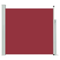 vidaXL Seitenmarkise Ausziehbar 170x300 cm Rot