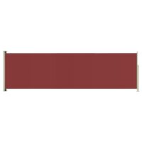 vidaXL Seitenmarkise Ausziehbar 180x600 cm Rot