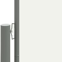 vidaXL Seitenmarkise Ausziehbar Creme 140x600 cm