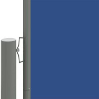 vidaXL Seitenmarkise Ausziehbar Blau 200x600 cm