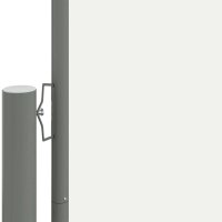 vidaXL Seitenmarkise Ausziehbar Creme 220x600 cm