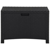 vidaXL Garten-Aufbewahrungsbox 60x54x41 cm PP Rattan Graphit