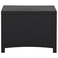 vidaXL Garten-Aufbewahrungsbox 60x54x41 cm PP Rattan Graphit