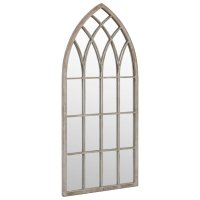 WOWONA Gartenspiegel Sand 70x30 cm Eisen