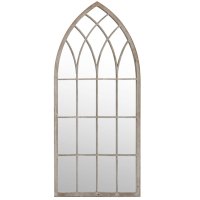 WOWONA Gartenspiegel Sand 70x30 cm Eisen