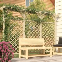 vidaXL Gitterzaun mit Pergola-Oberteil 300x50x200cm...