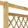 vidaXL Eckpergola mit Bank 166x81x174 cm Kiefernholz Impr&auml;gniert