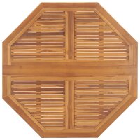 vidaXL Garten-Esstisch Klappbar 110x110x75 cm Massivholz Teak