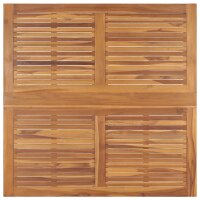 vidaXL Garten-Esstisch Klappbar 110x110x75 cm Massivholz Teak