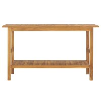 vidaXL Waschtisch Massivholz Teak 132x45x75cm