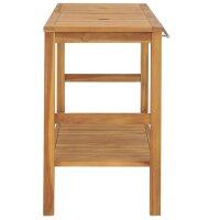 vidaXL Waschtisch Massivholz Teak 132x45x75cm