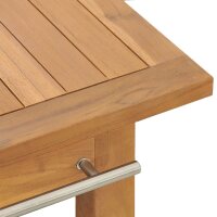 vidaXL Waschtisch Massivholz Teak 132x45x75cm