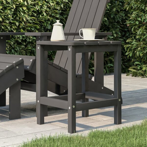 vidaXL Garten Adirondack-Tisch Anthrazit 38x38x46 cm HDPE