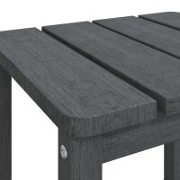 vidaXL Garten Adirondack-Tisch Anthrazit 38x38x46 cm HDPE