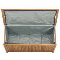 vidaXL Gartenbox 114x50x58 cm Massivholz Teak