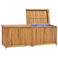 vidaXL Gartenbox 150x50x55 cm Massivholz Teak