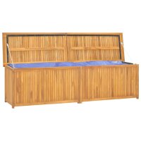 vidaXL Gartenbox 200x50x55 cm Massivholz Teak