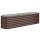 WOWONA Hochbeet Pulverbeschichteter Stahl 152x40x36 cm Braun