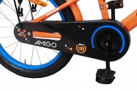 AMIGO Sports 18 Zoll 26 cm Jungen R&uuml;cktrittbremse Orange