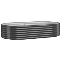 vidaXL Hochbeet Pulverbeschichteter Stahl 175x100x36 cm...