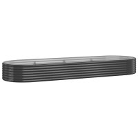 vidaXL Hochbeet Pulverbeschichteter Stahl 322x100x36 cm...