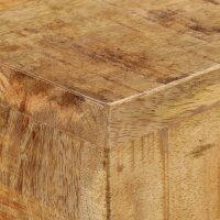 vidaXL Konsolentisch 120x30x75 cm Raues Mangoholz